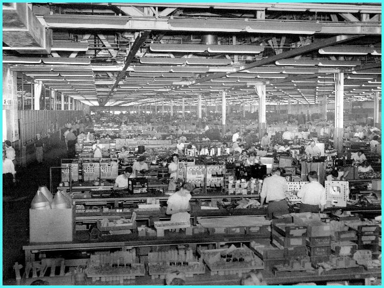 Inside view of GE Electronics Factory