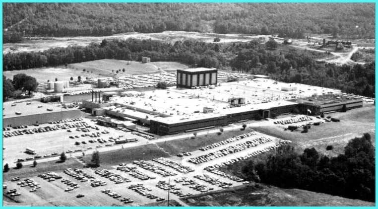 1980 arial view of GE's Mt. View Rd. plant as built out